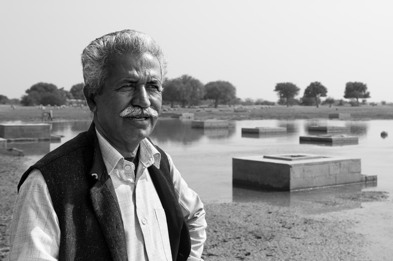Nature-based solution for quenching thirst in the driest place of India - Chattar  Singh, the Water Leader, who has mentored and supported rejuvenation of traditional rainwater harvesting structures in Netsi, a village in Thar Desert, Jaisalmer district, Rajasthan